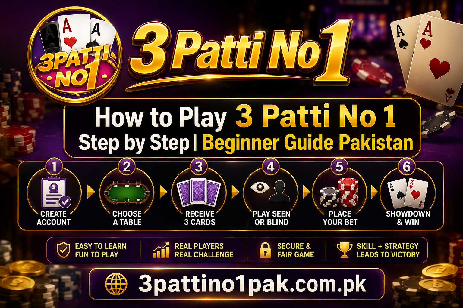 How to Play 3 Patti No 1